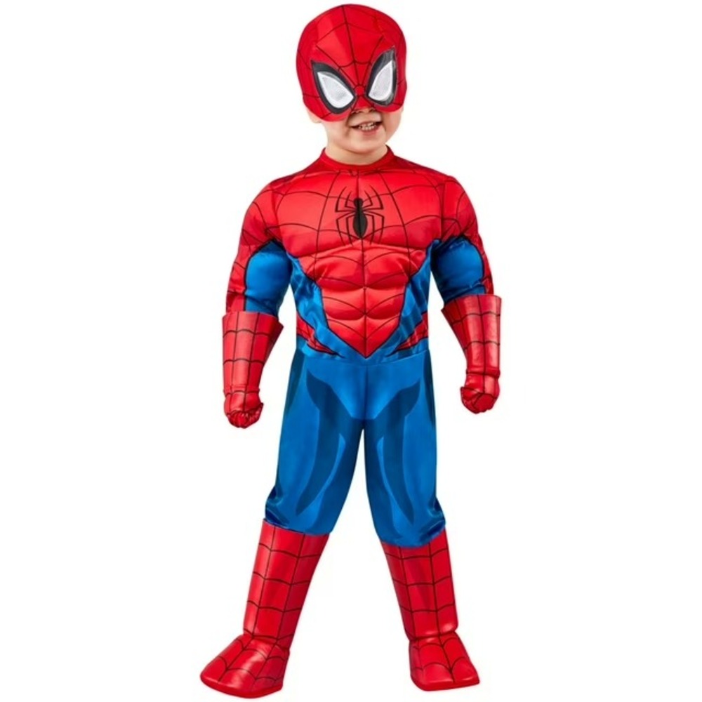 NWT Rubies Toddler Spider-Man Halloween Costume Size 3T-4T